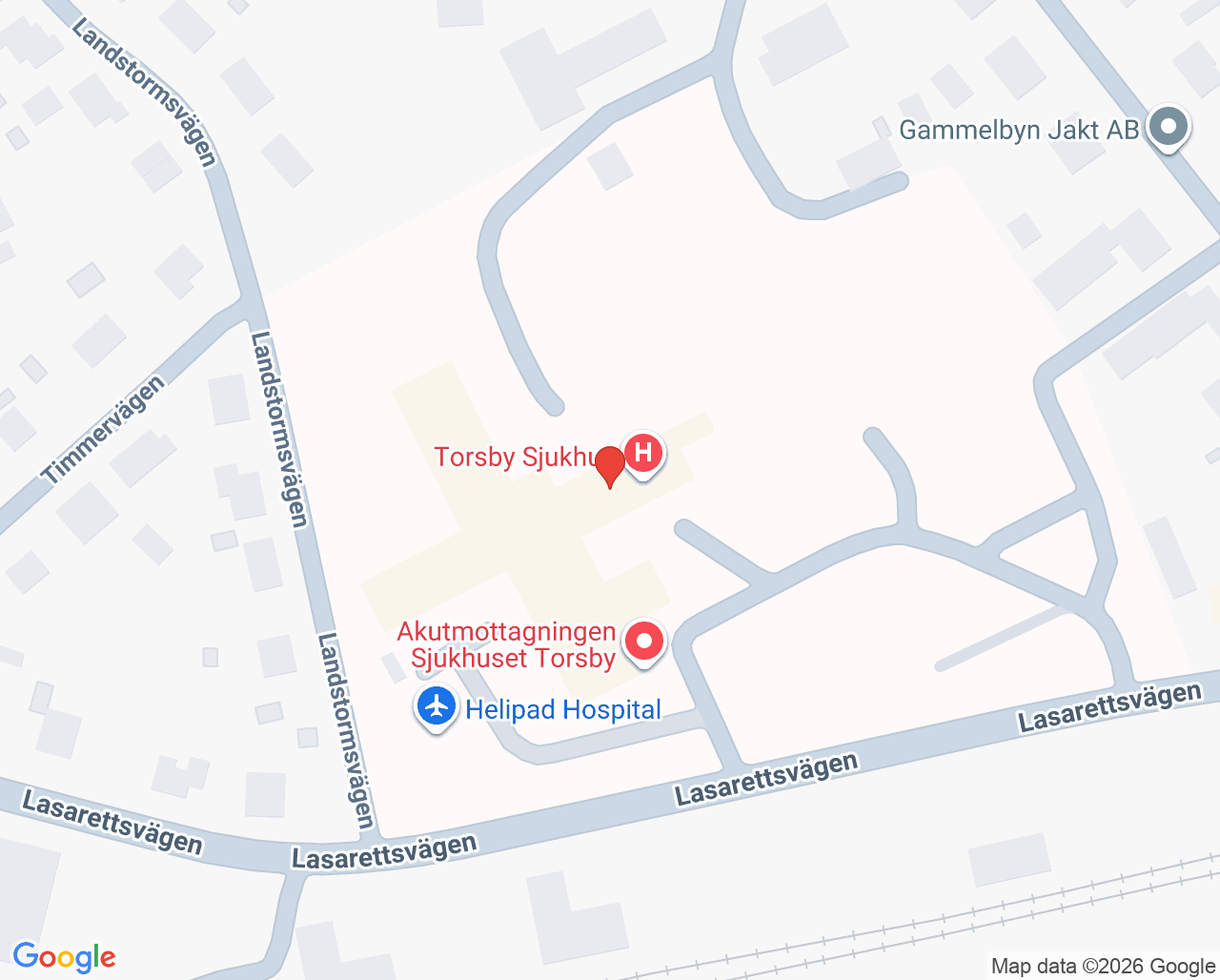 Karta till Obesitasmottagningen Sjukhuset Torsby
