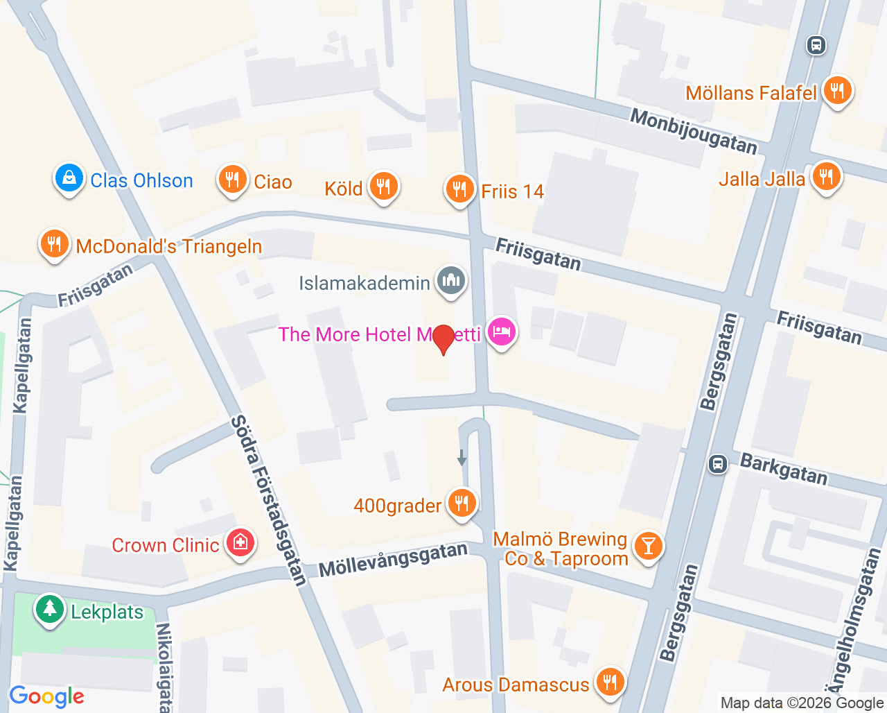 Karta till Nordell Susanne Maria Ischiel, Malmö