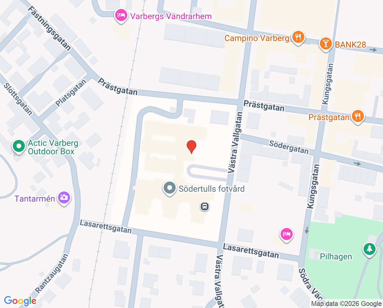 Karta till Tandregleringen Varberg