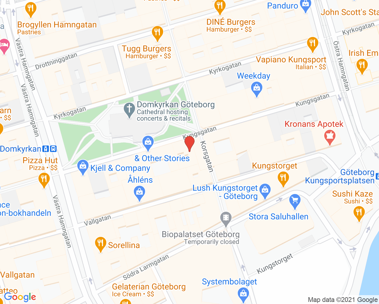 Karta till KBT i Göteborg