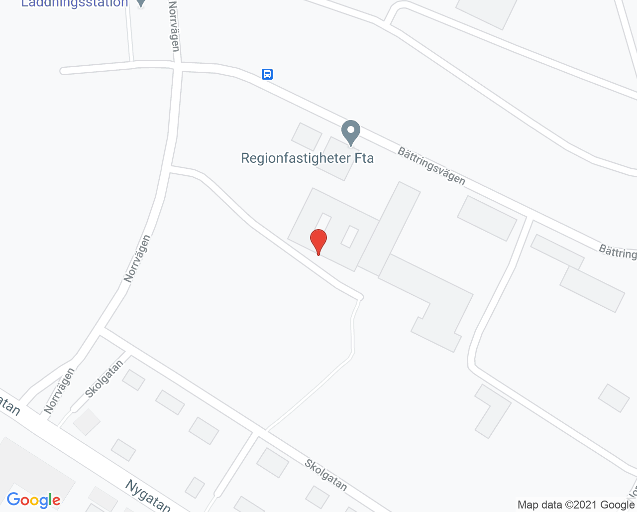 Karta till Bra Liv Vetlanda vårdcentral