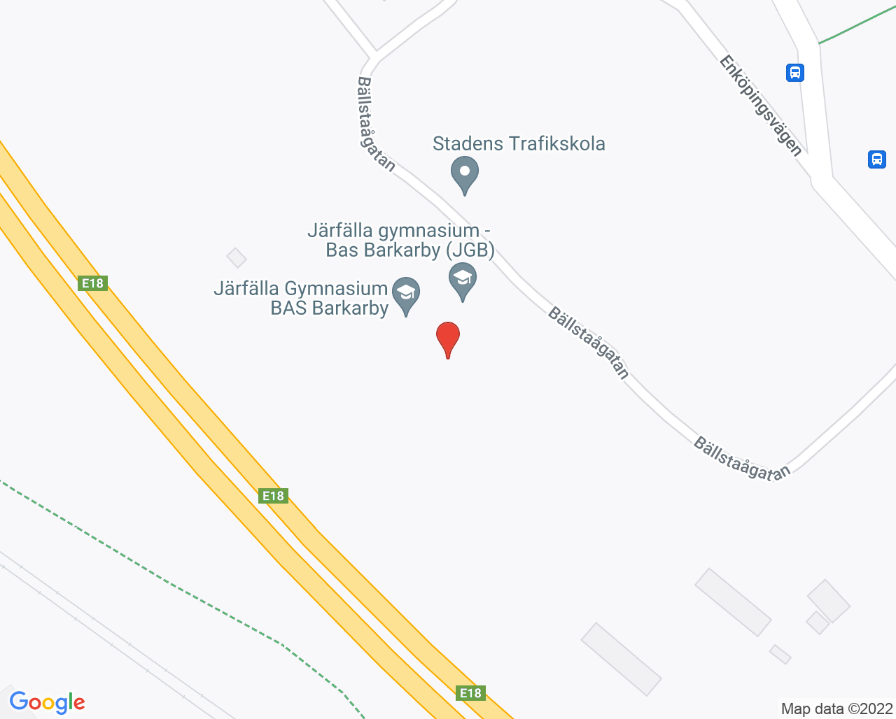 Karta till ALMA kliniken vårdcentral, Järfälla