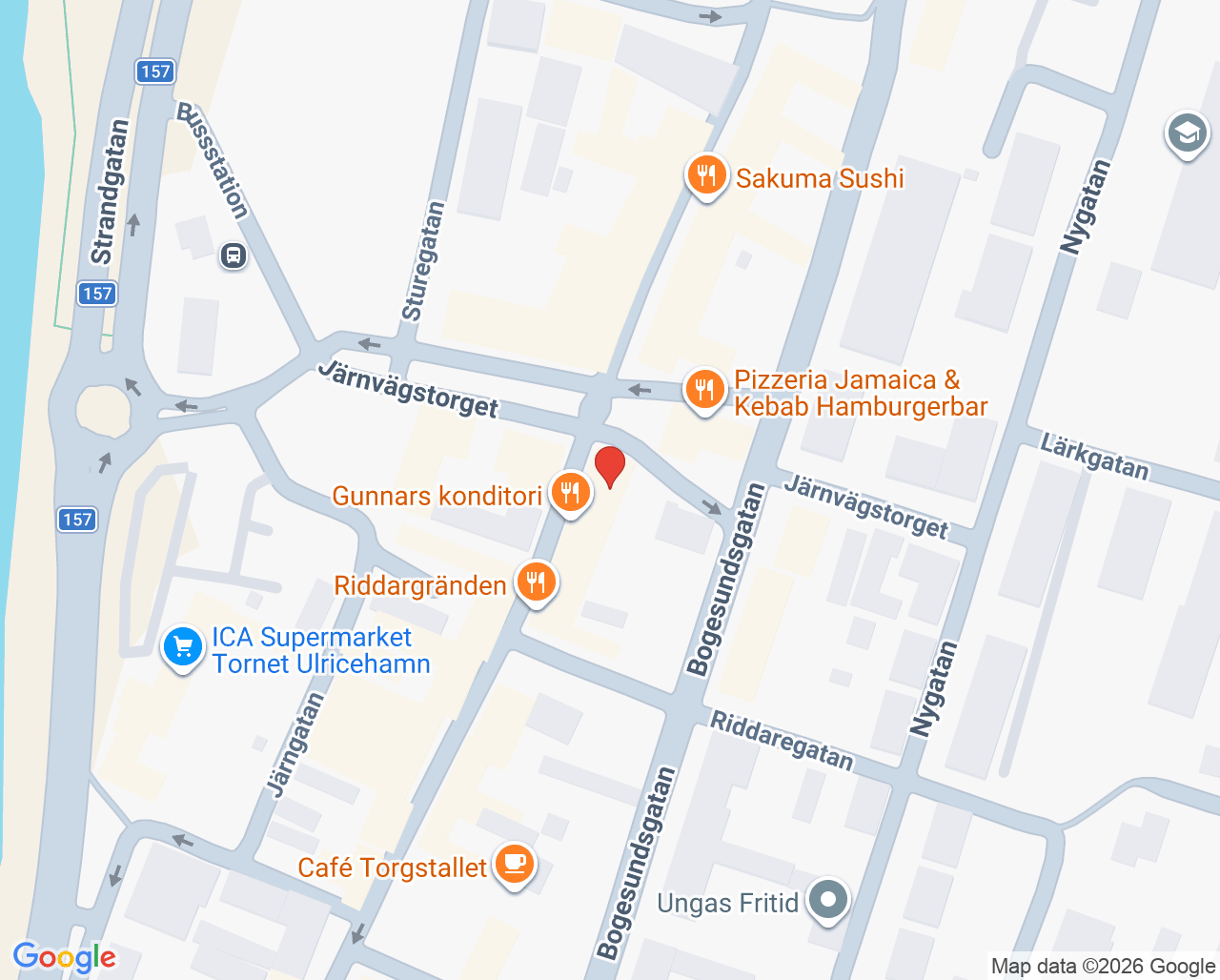 Karta till Mini-Maria Ulricehamn, Ulricehamn