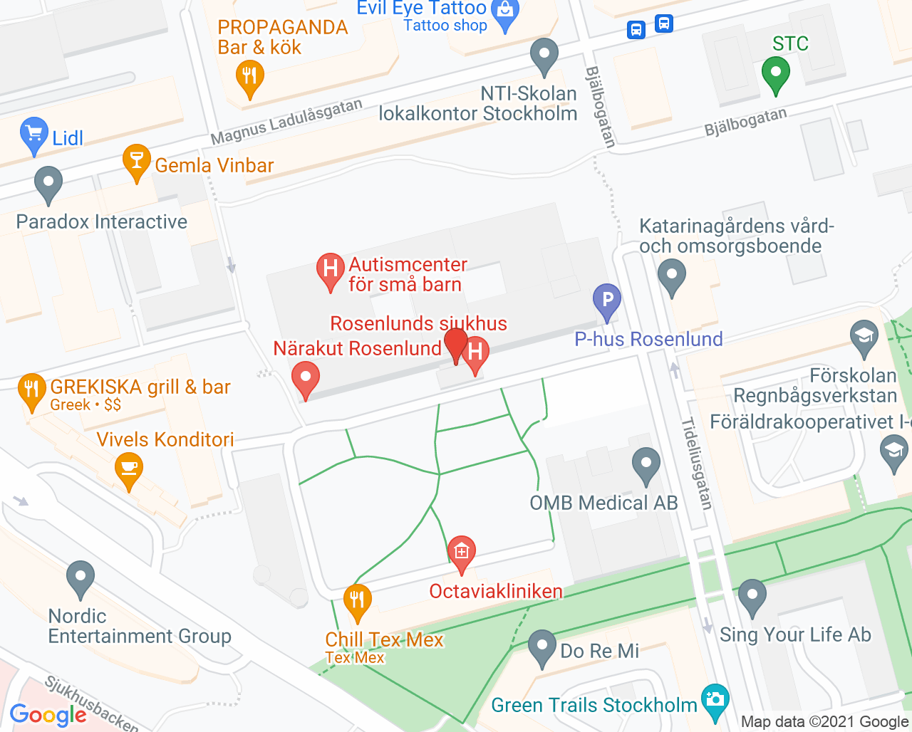 Karta till Språkoteket