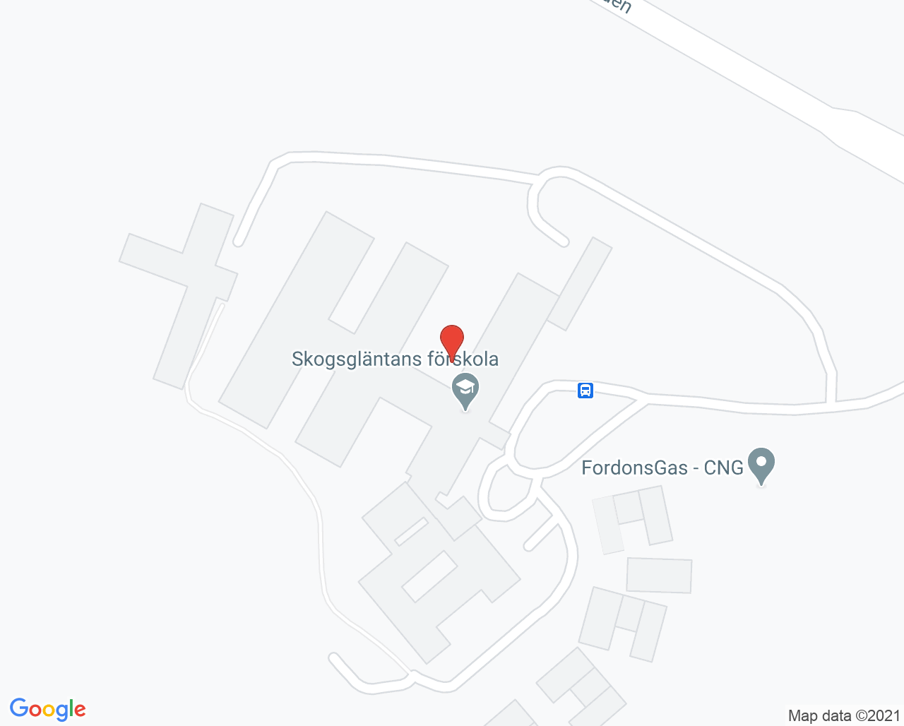 Karta till Närhälsan Ågårdsskogen vårdcentral, Lidköping