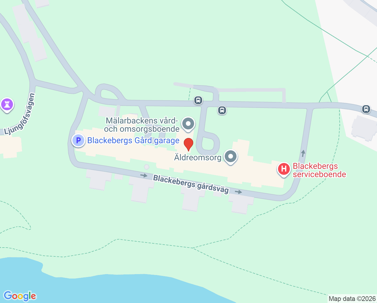 Karta till Folktandvården Mälarbacken