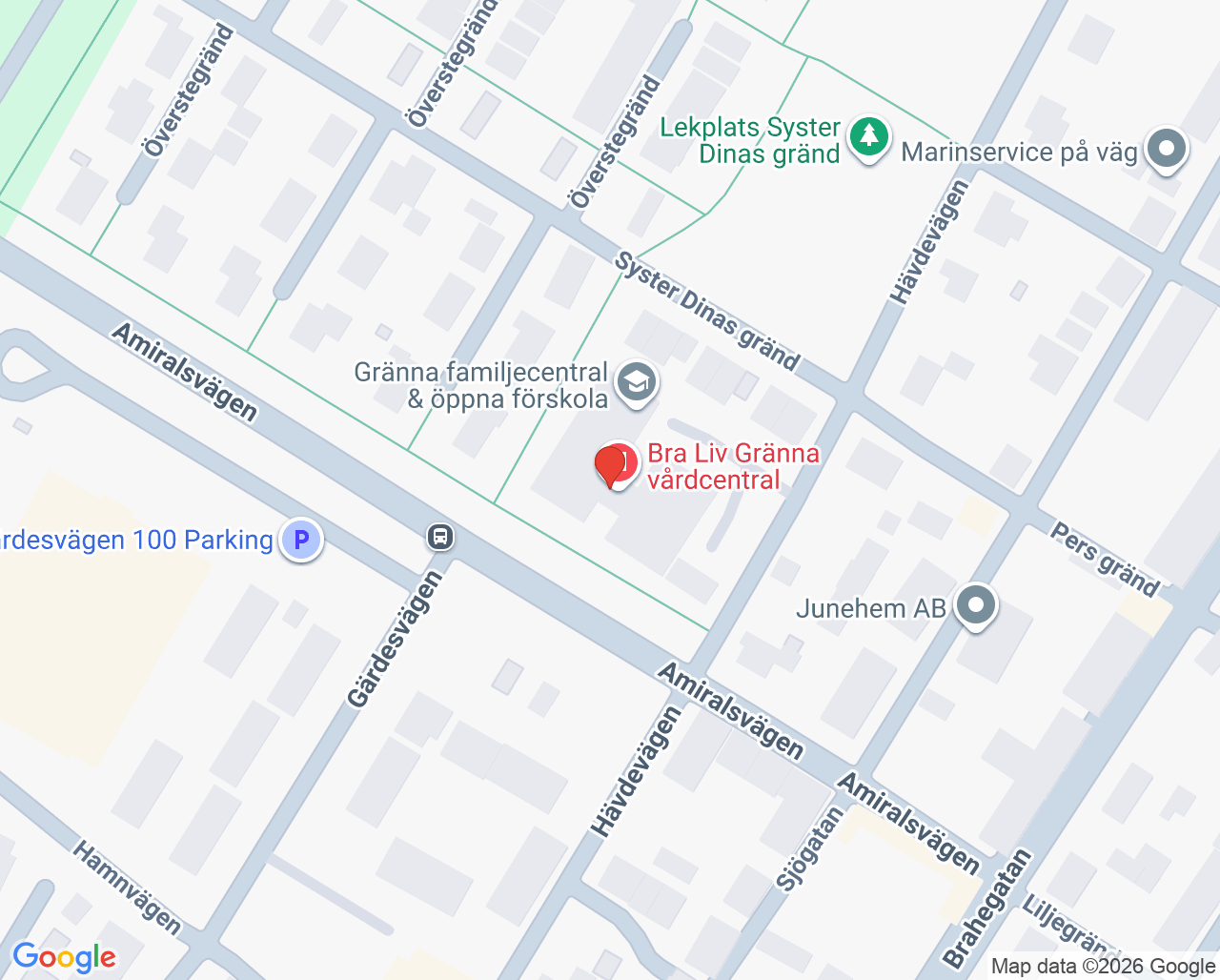 Karta till Barnhälsovården Gränna