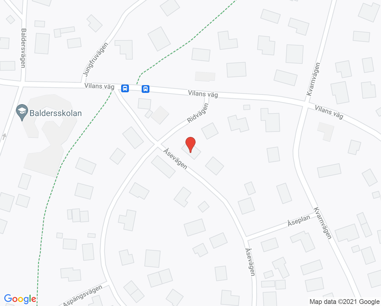 Karta till Tandläkare Izabela Pettersson Danderyd, Danderyd