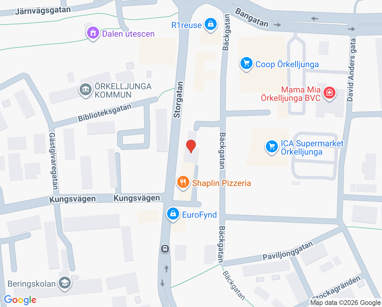 Karta till Min Audionom i Örkelljunga