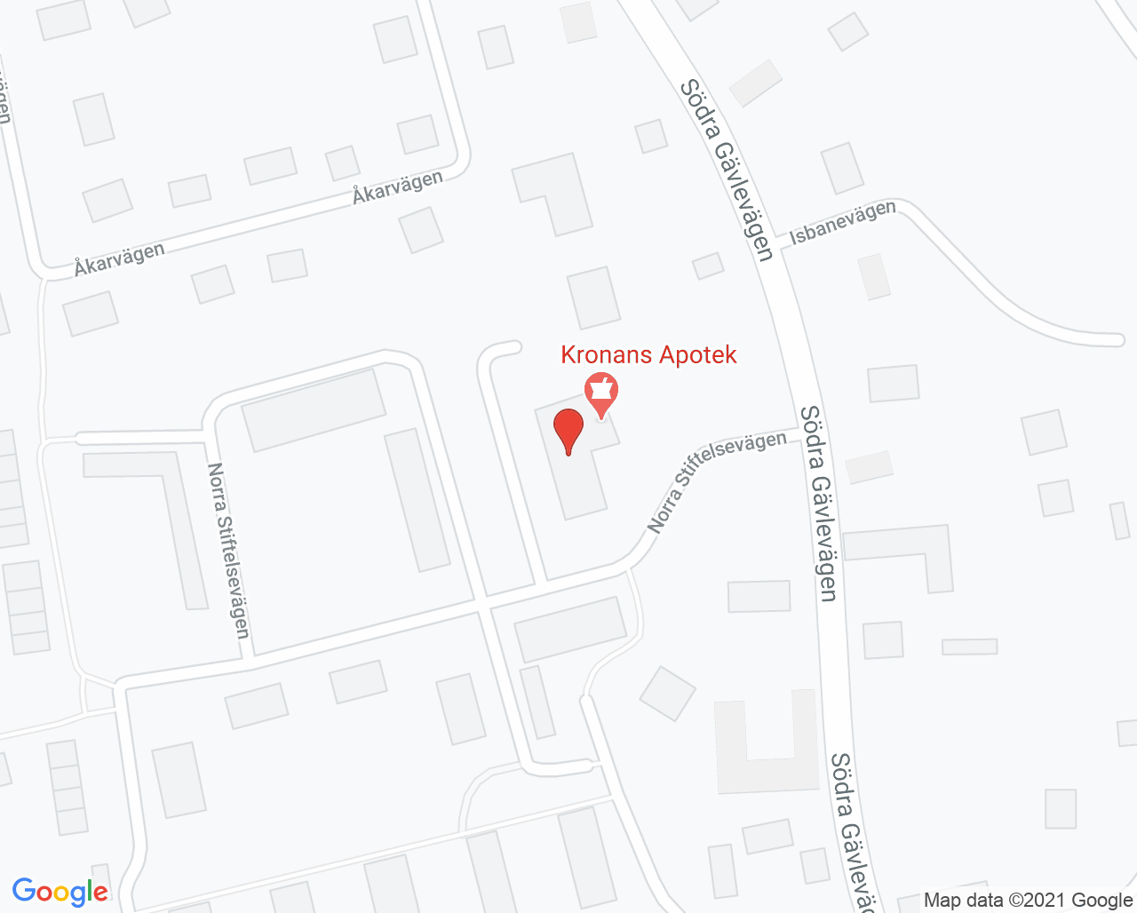Karta till Hedesunda Färnebo Din hälsocentral