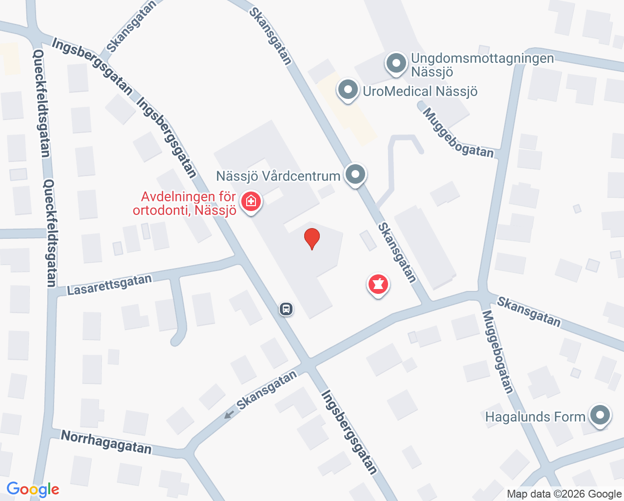 Karta till Eye Clinic Scandinavia AB
