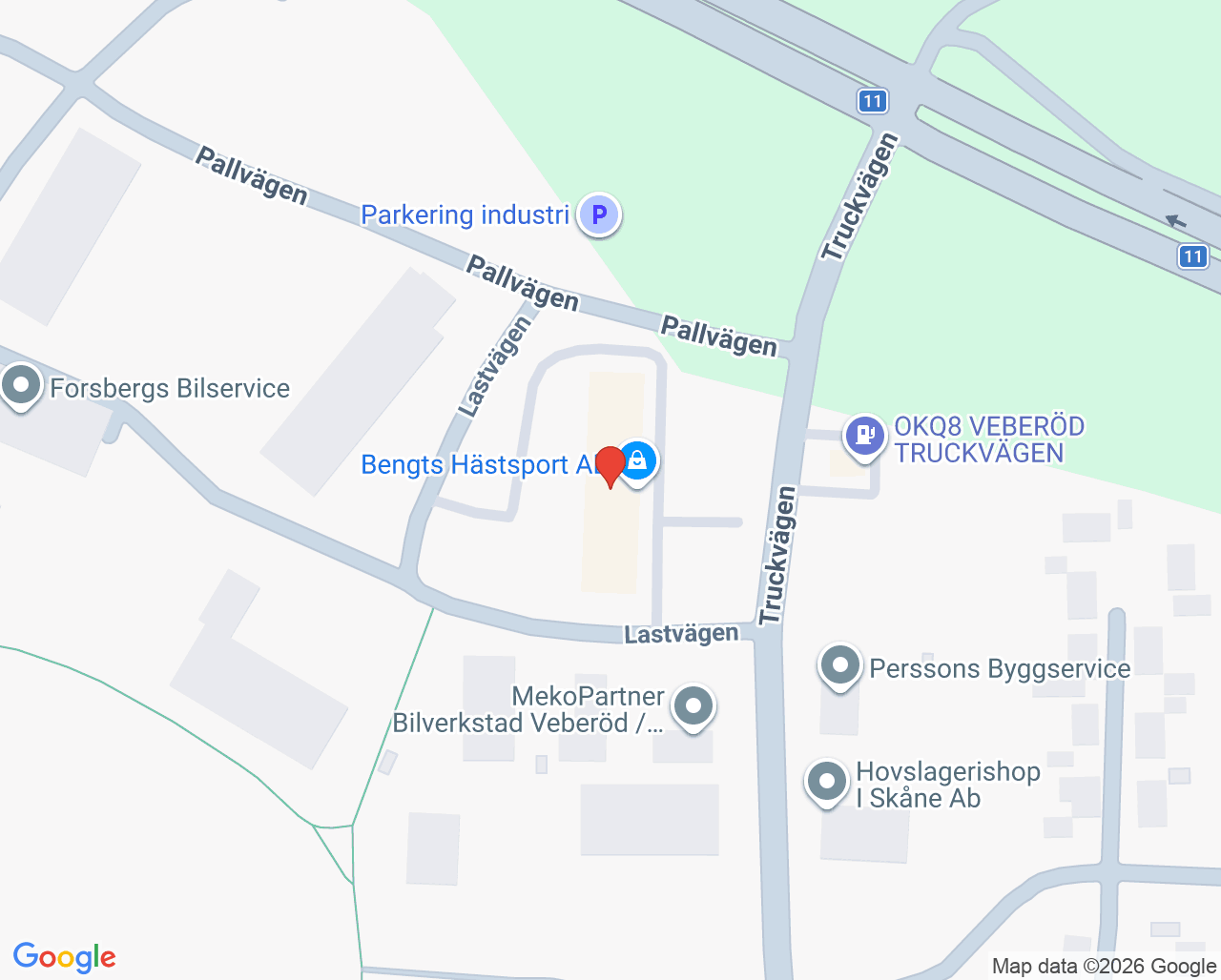 Karta till Blodbussen Veberöd
