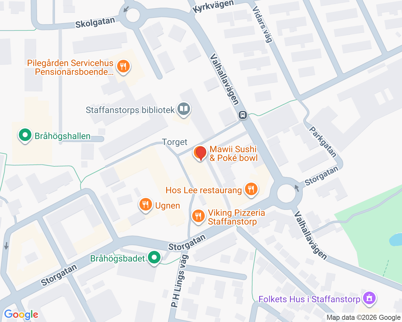 Karta till Staffanstorps Tanden AB, Staffanstorp