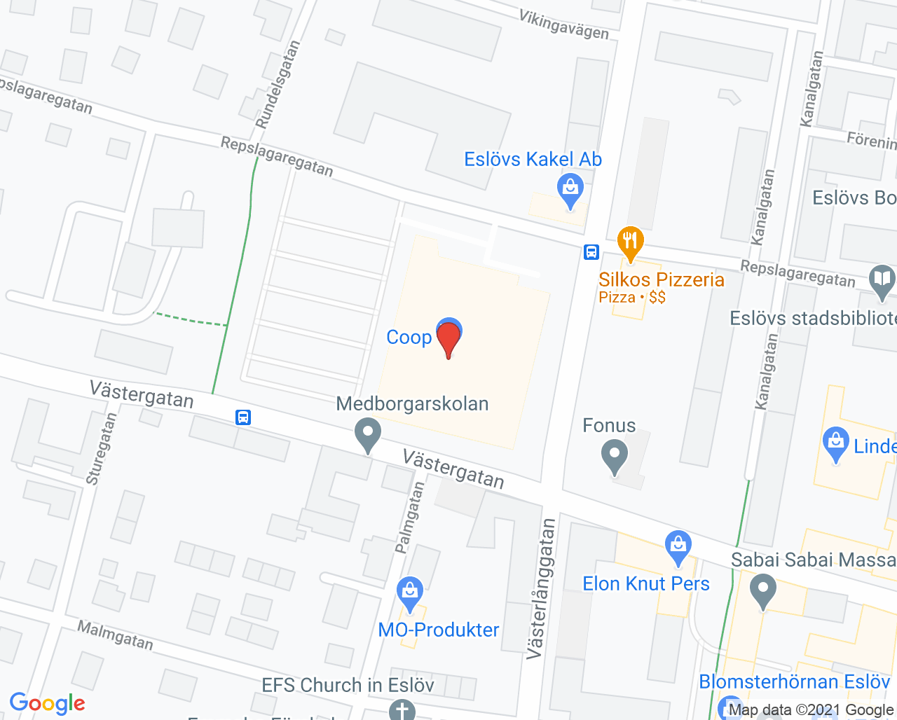 Karta till Oris Dental Eslöv