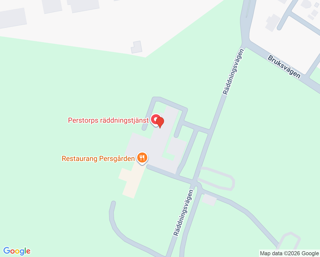 Karta till Blodbussen Perstorp