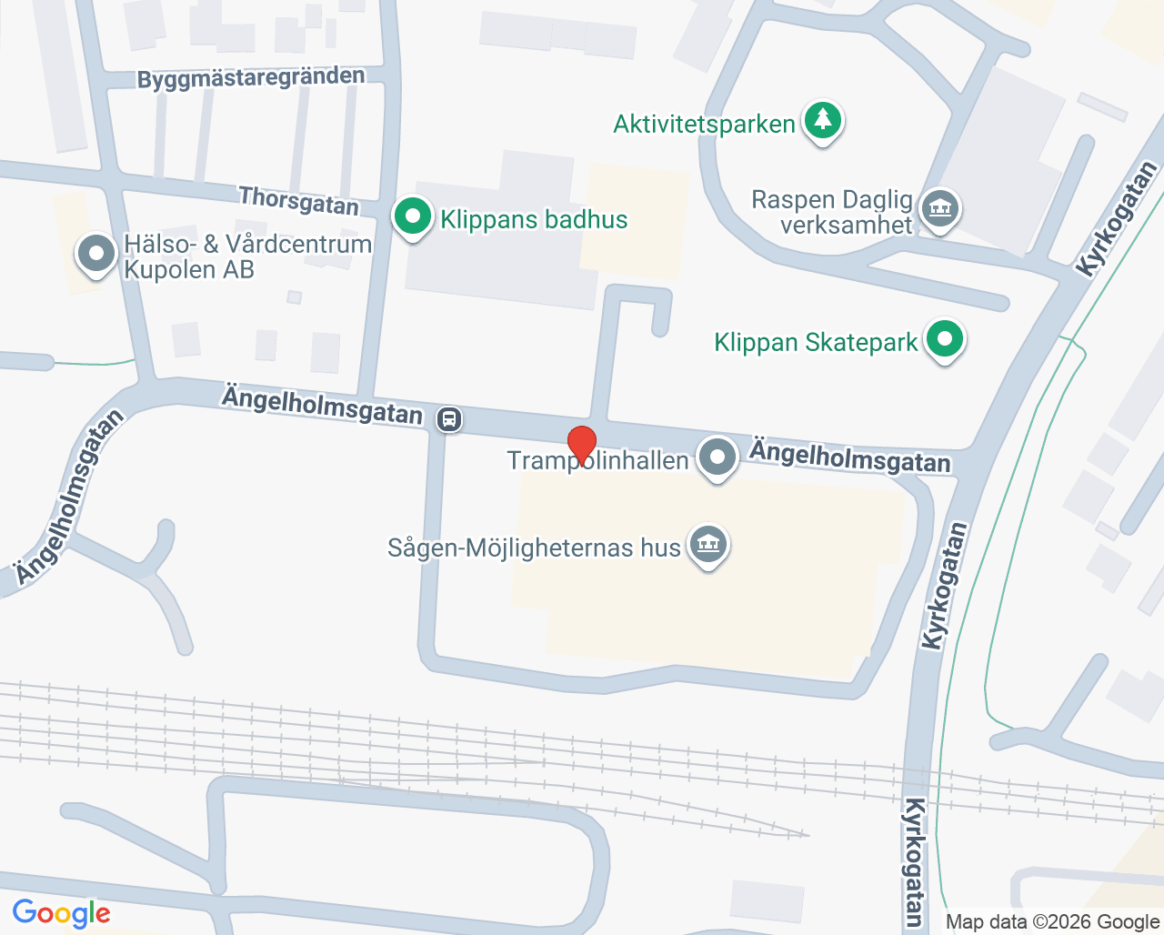 Karta till Blodbussen Klippan