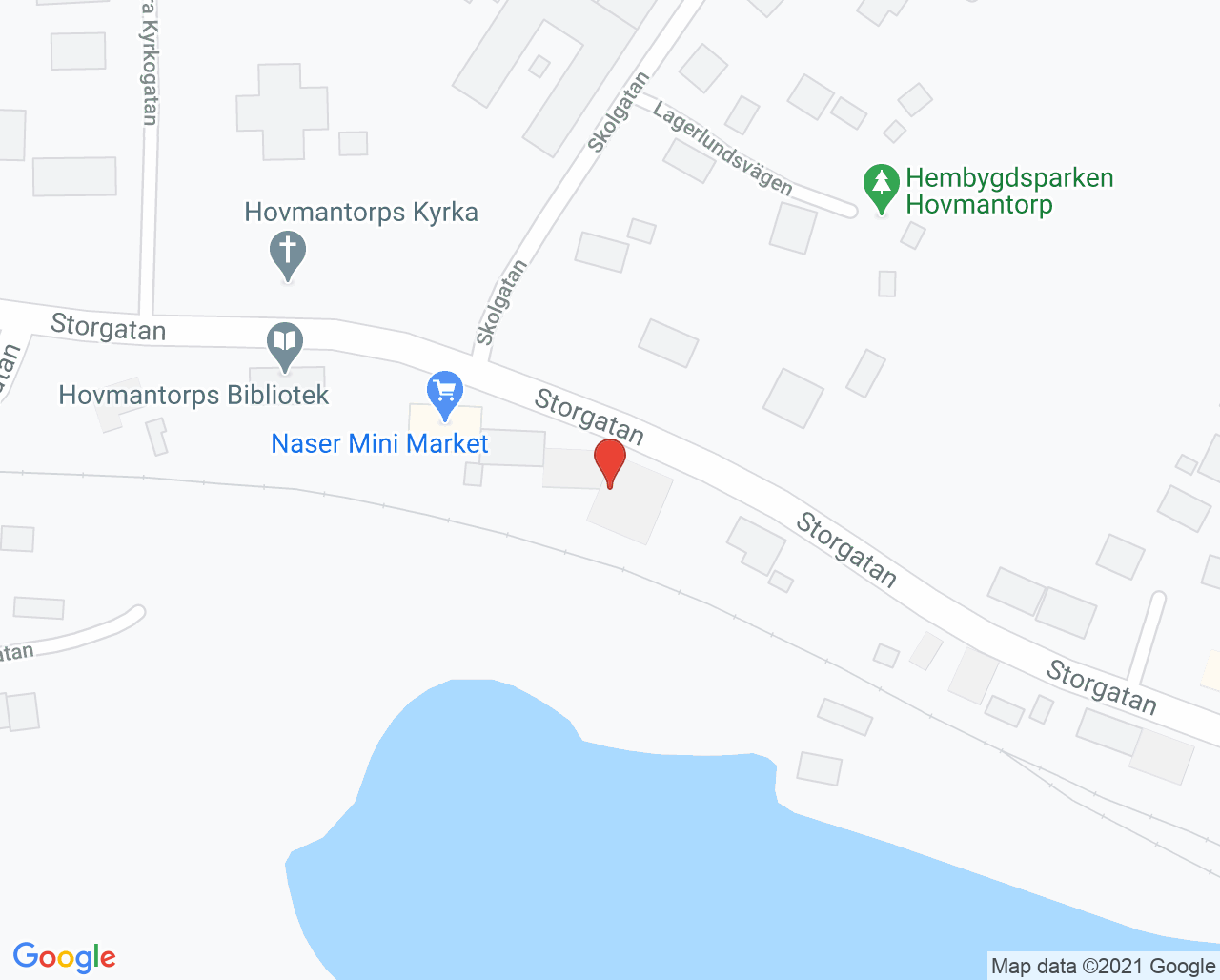 Karta till Folktandvården Hovmantorp, Hovmantorp