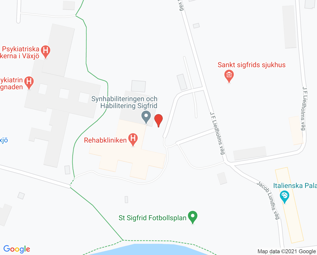 Karta till Tolkcentralen, Kronoberg