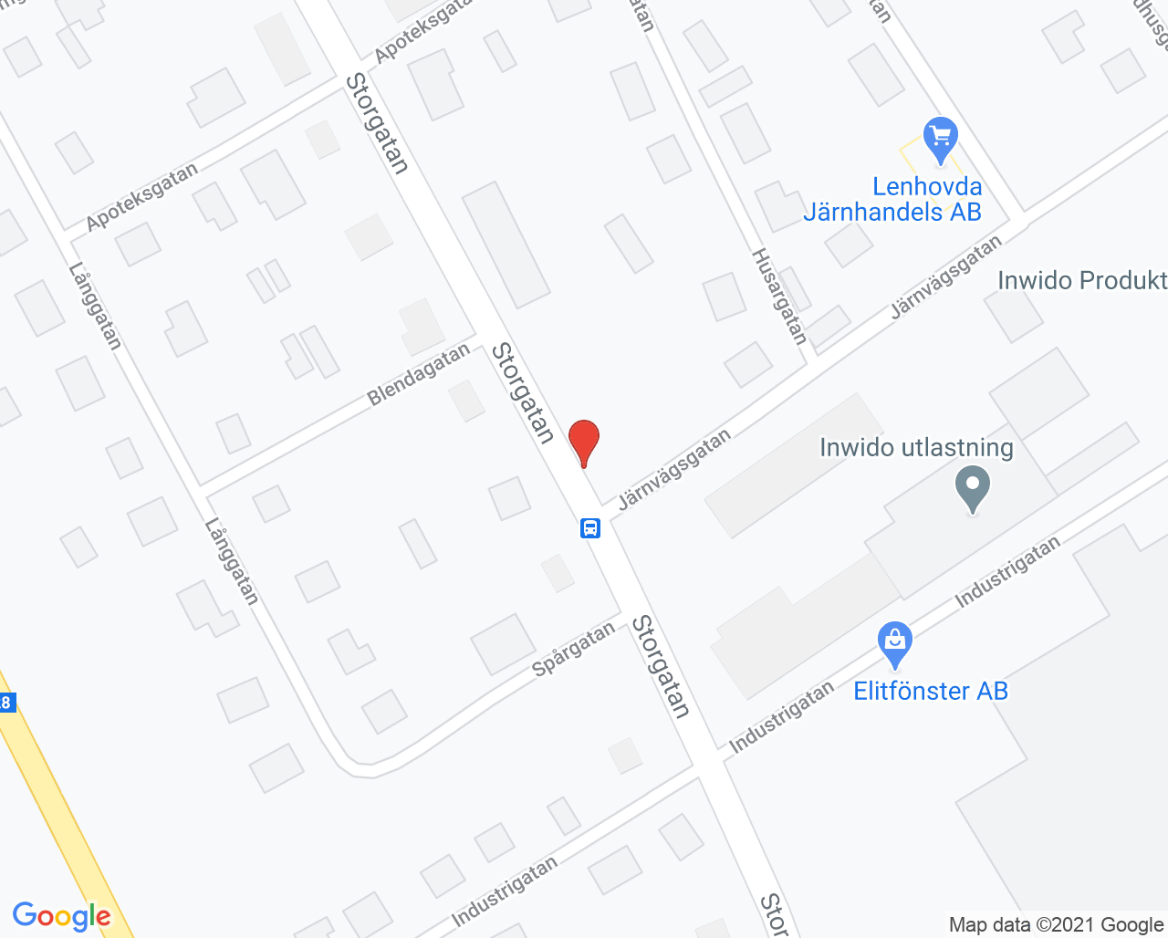 Karta till Folktandvården Lenhovda, Lenhovda
