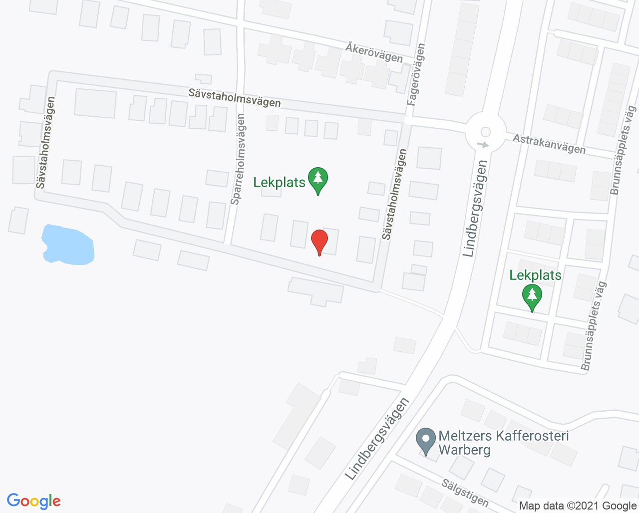 Karta till Getteröns hemtjänst, Varberg