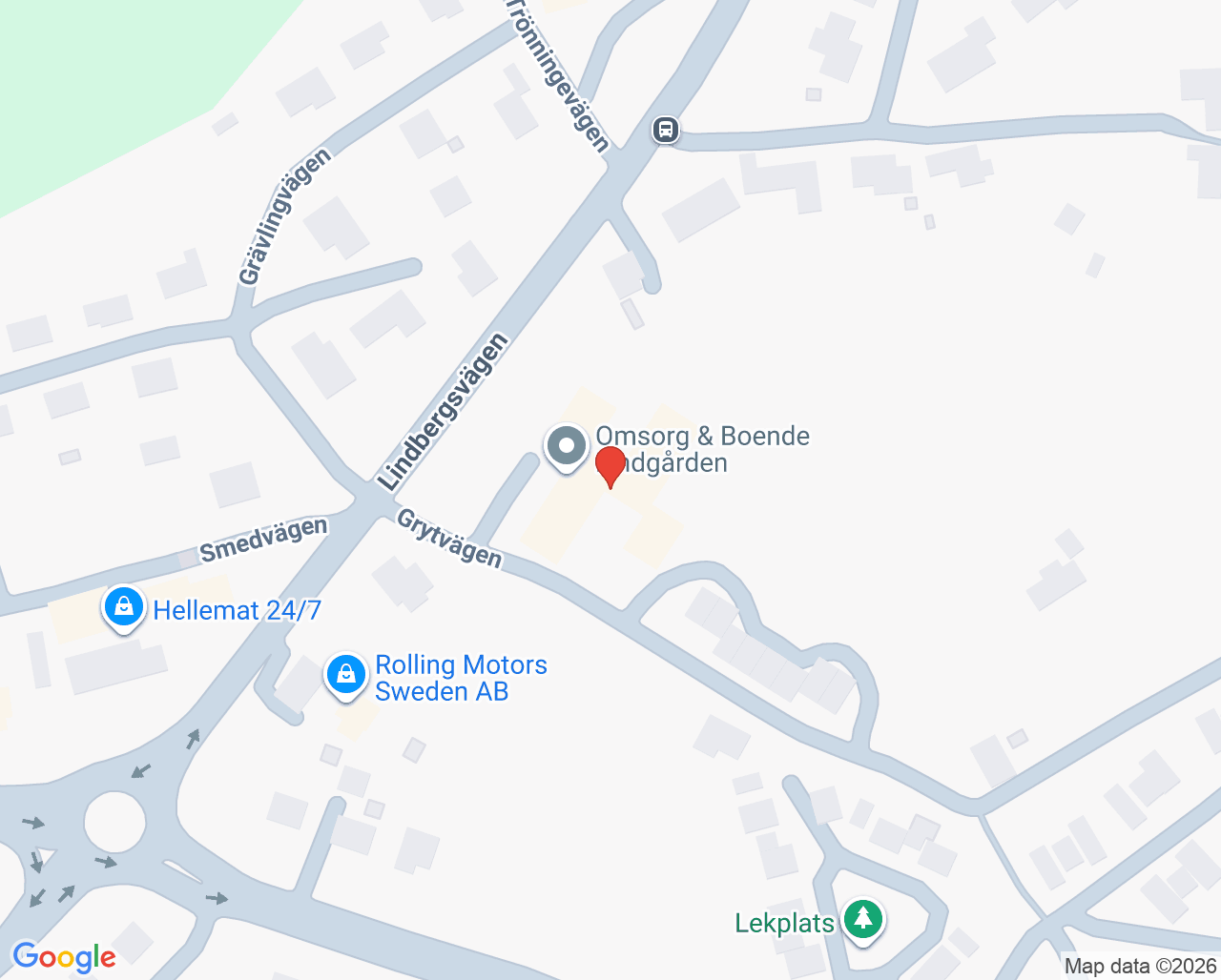 Karta till Lindgården, Varberg