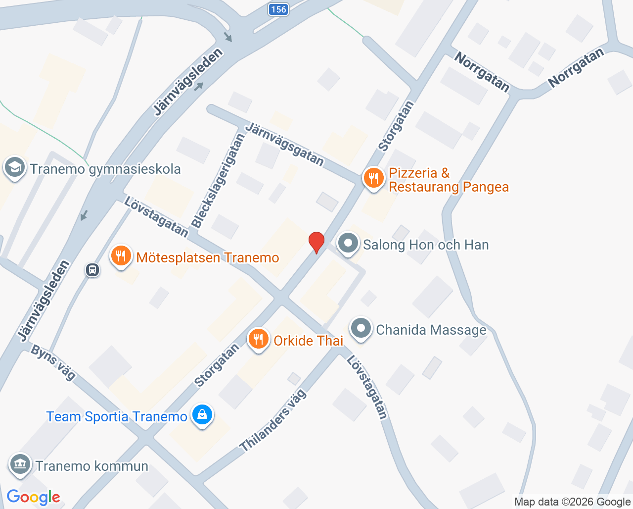 Karta till Mini-Maria Tranemo, Tranemo
