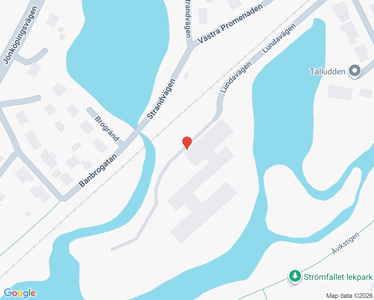 Karta till Bra Liv Vaggeryd vårdcentral