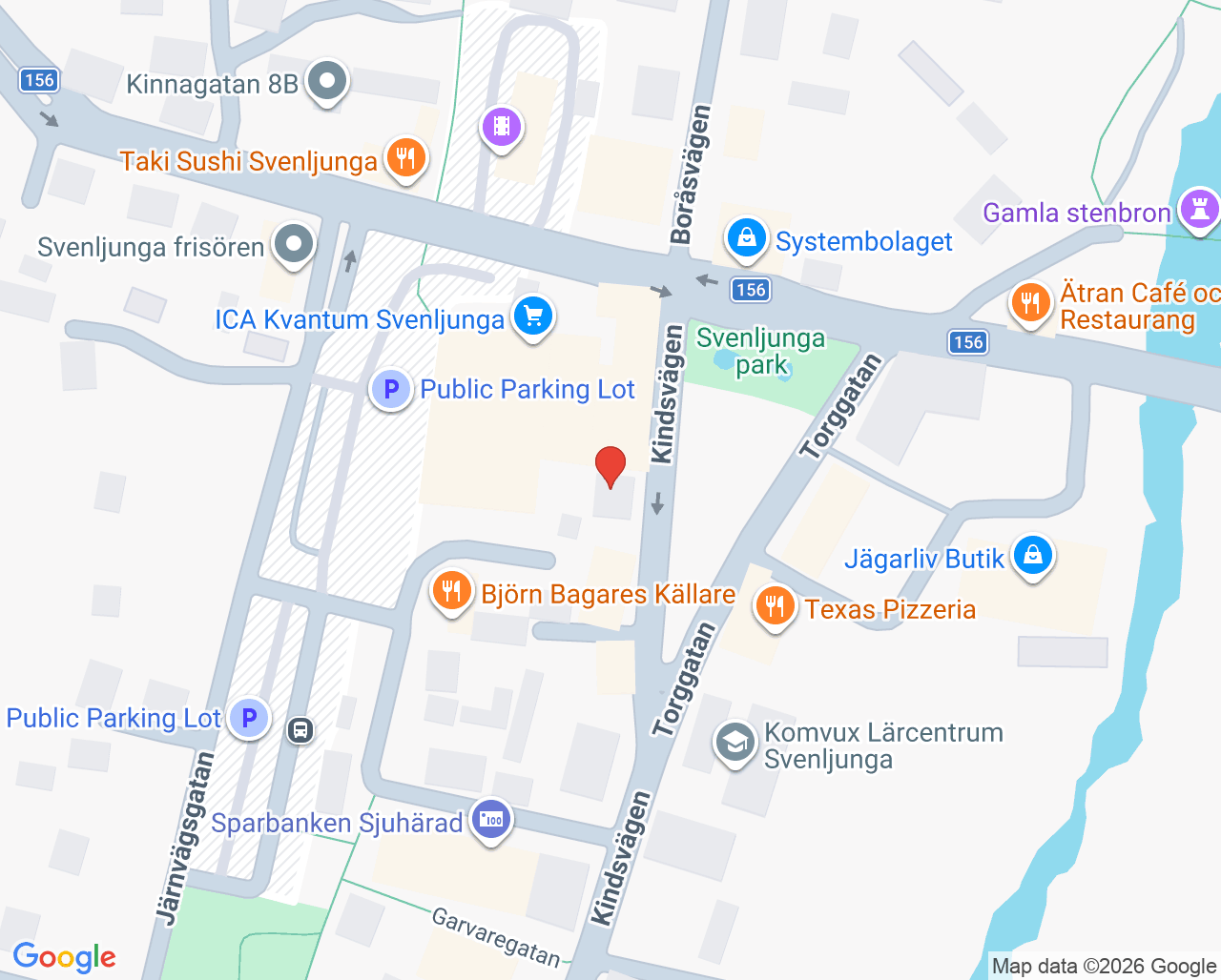 Karta till MACC-bilen Svenljunga