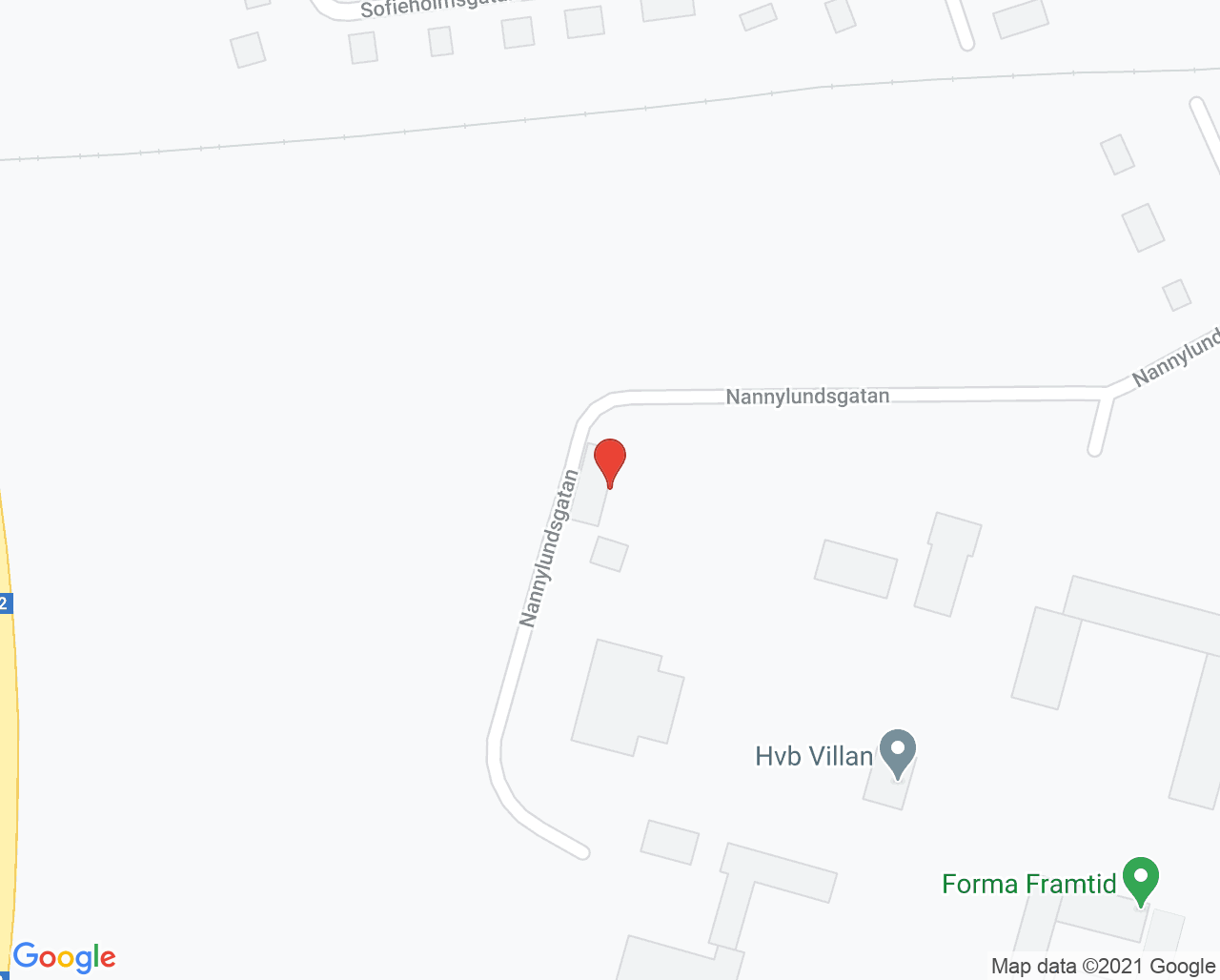 Karta till Habiliteringscentrum Eksjö