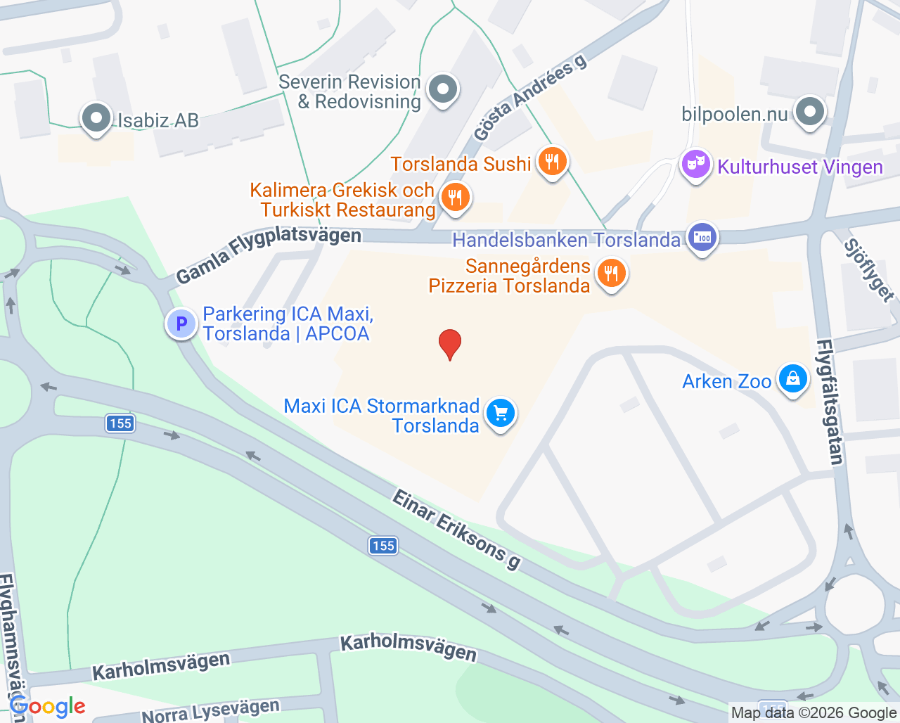 Karta till Min Doktor Torslanda