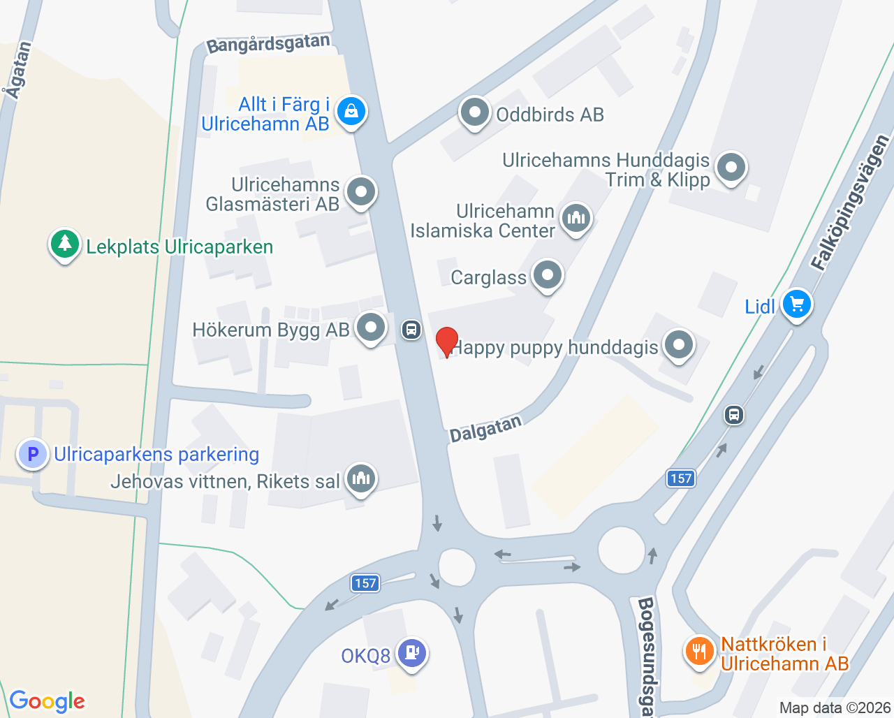 Karta till Folktandvården Ulricehamn, Ulricehamn