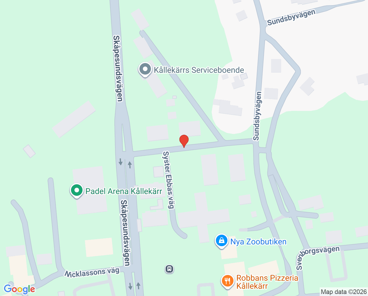 Karta till Närhälsan Tjörn barnavårdscentral, Kållekärr