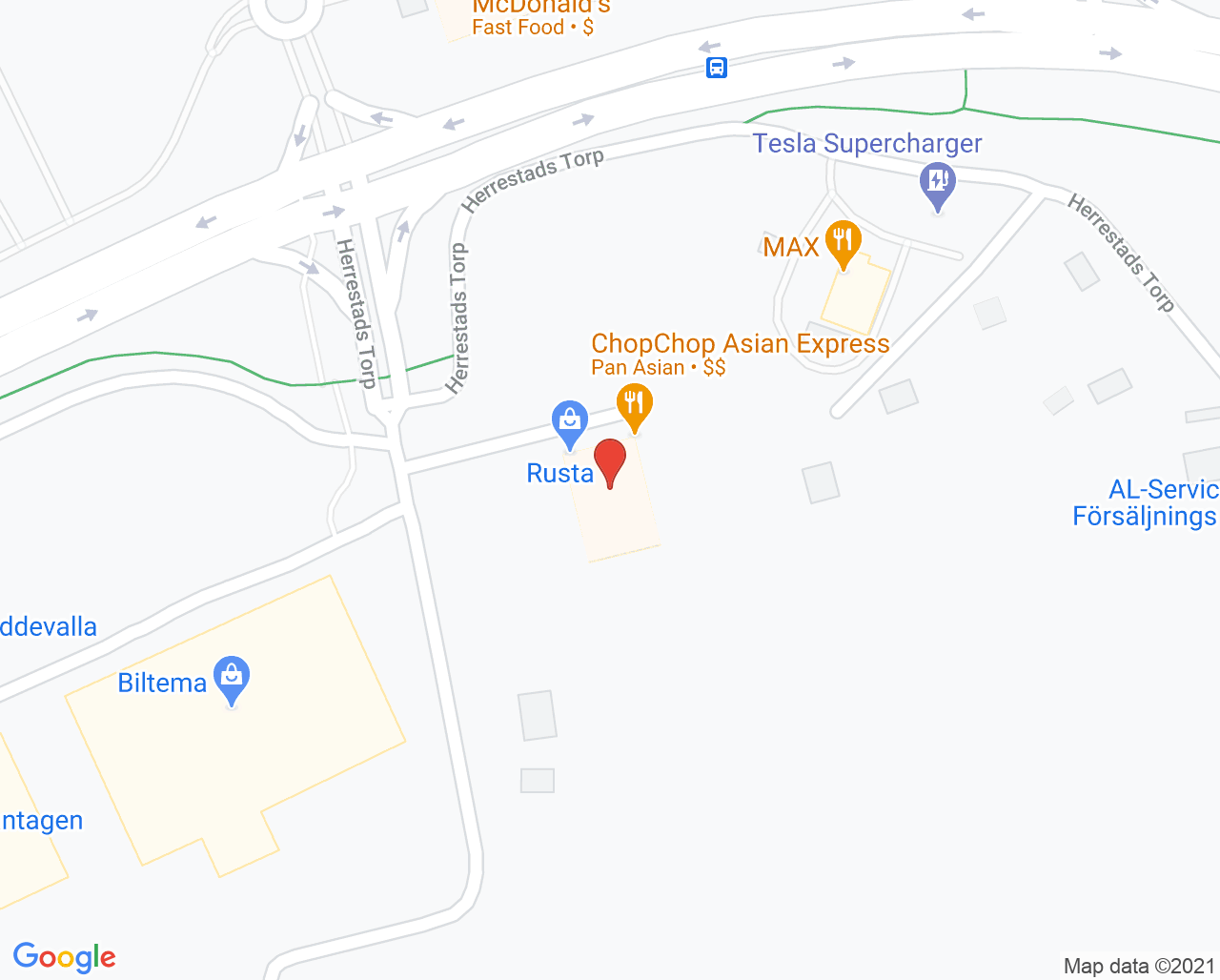Karta till Tandläkaren på Torp, Uddevalla