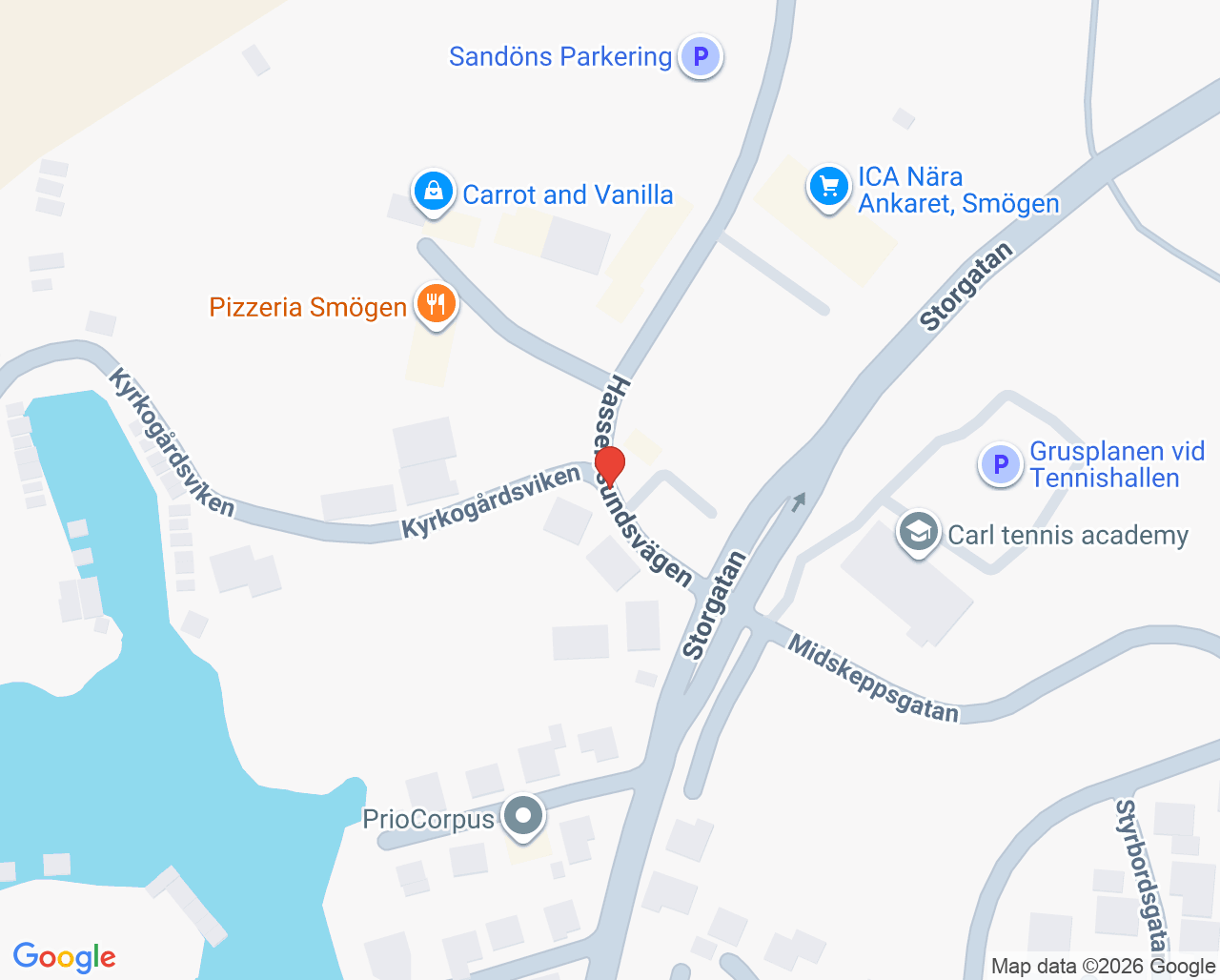 Karta till MACC-bilen Smögen