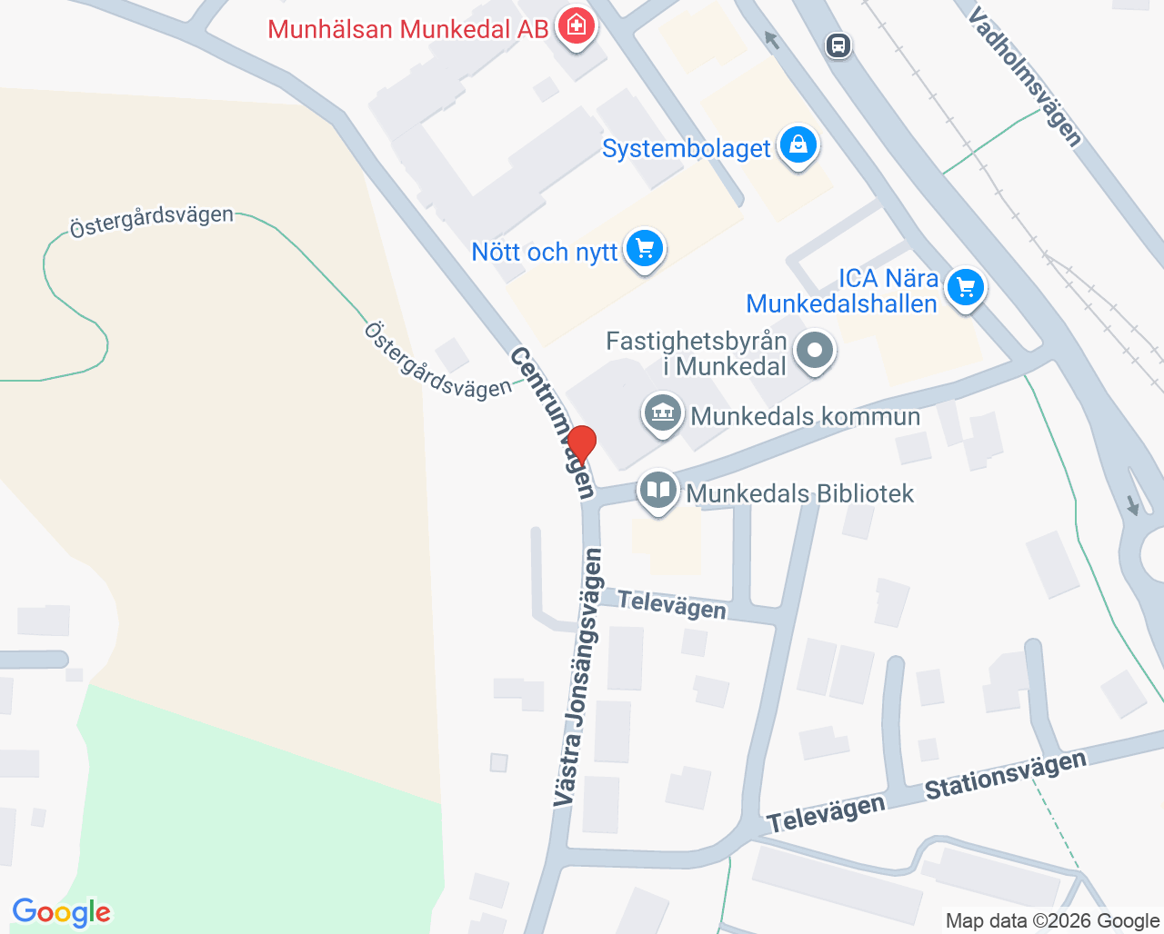 Karta till MACC-bilen Munkedal