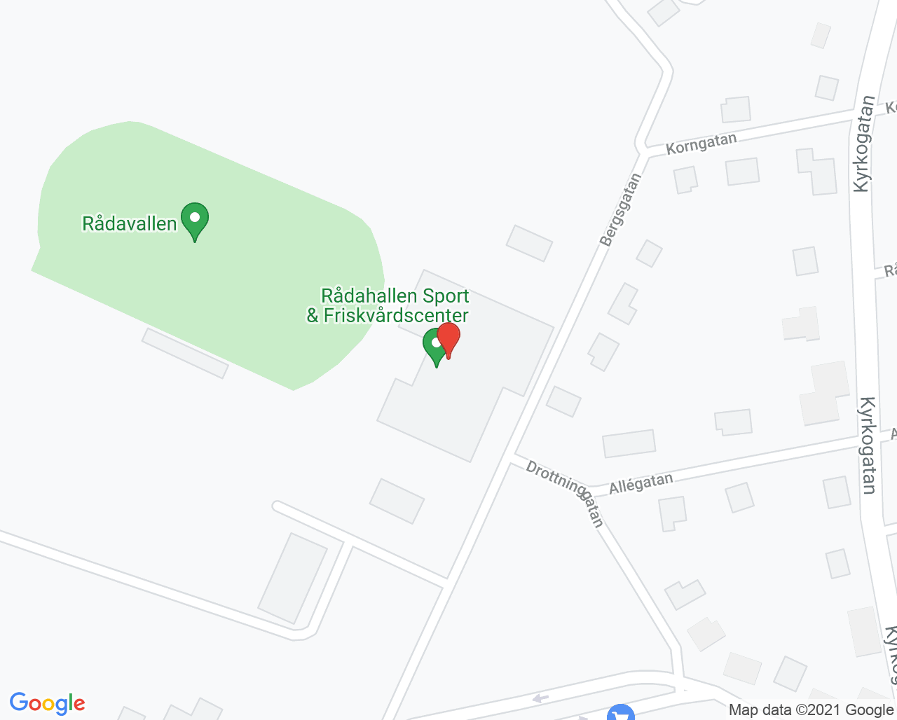 Karta till Mammografienhet Mellerud, Mellerud