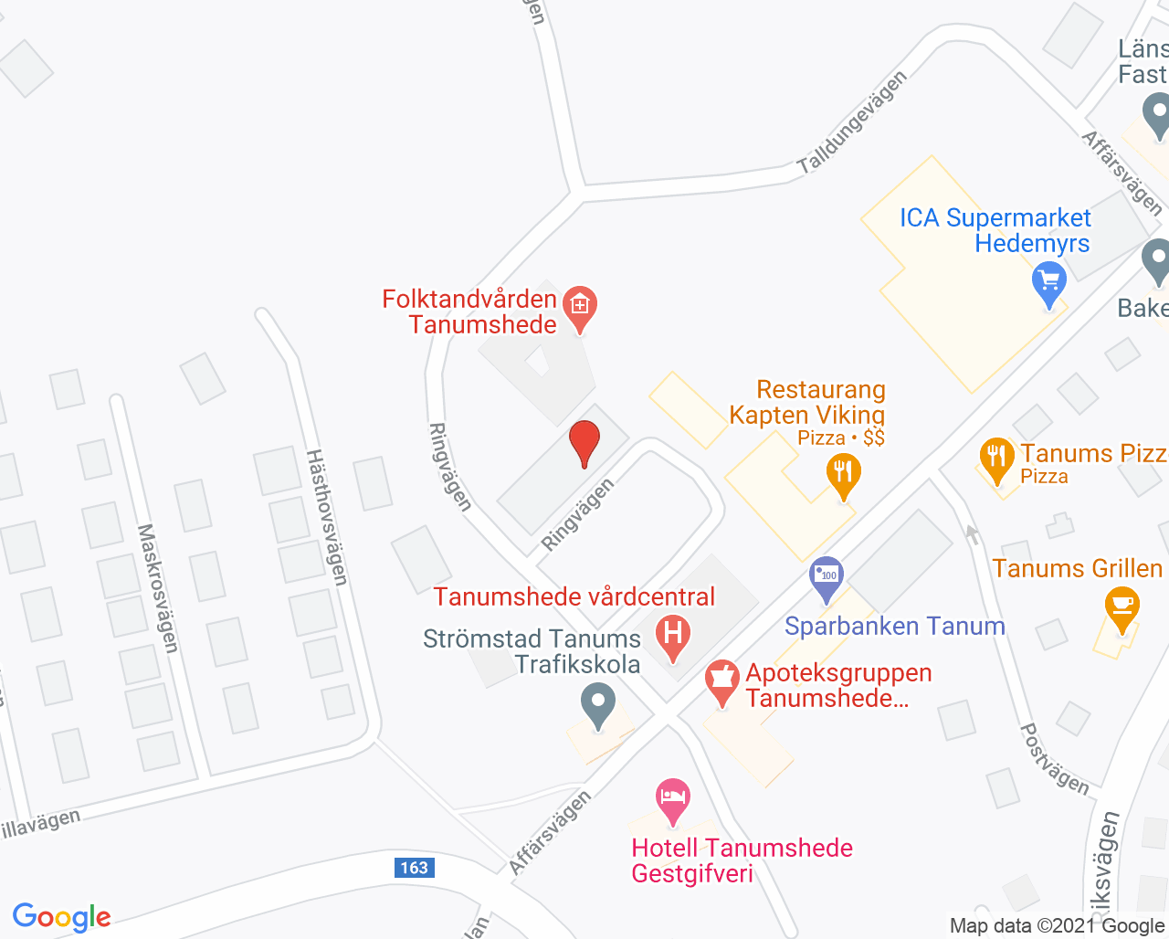 Karta till Mini-Maria Tanum