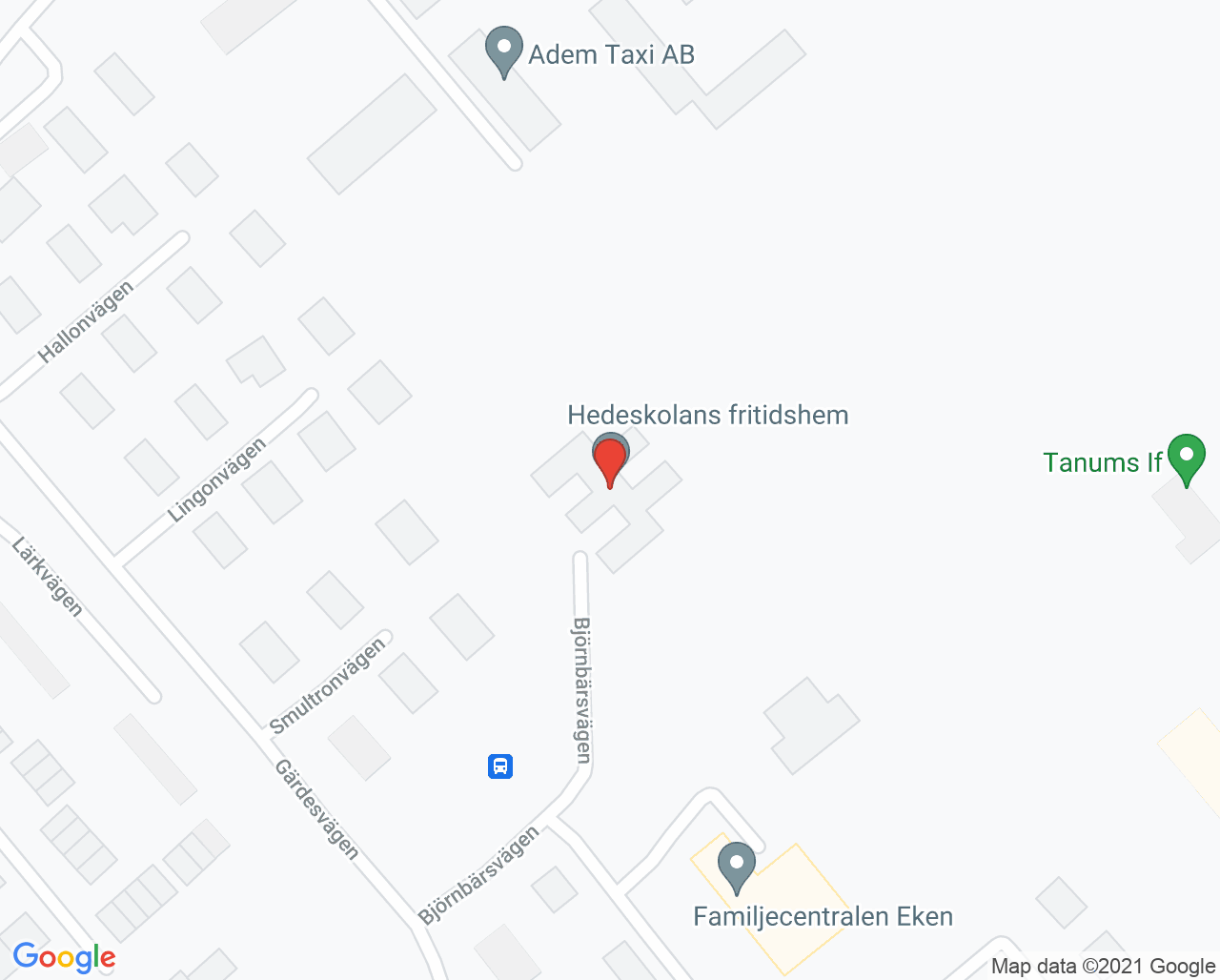 Karta till BVC Kvartetskliniken Tanum, Tanumshede