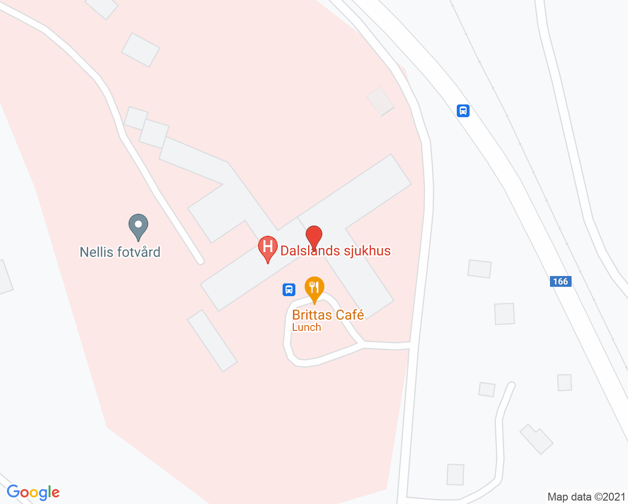 Karta till Närhälsan Bäckefors barnavårdscentral, Bäckefors