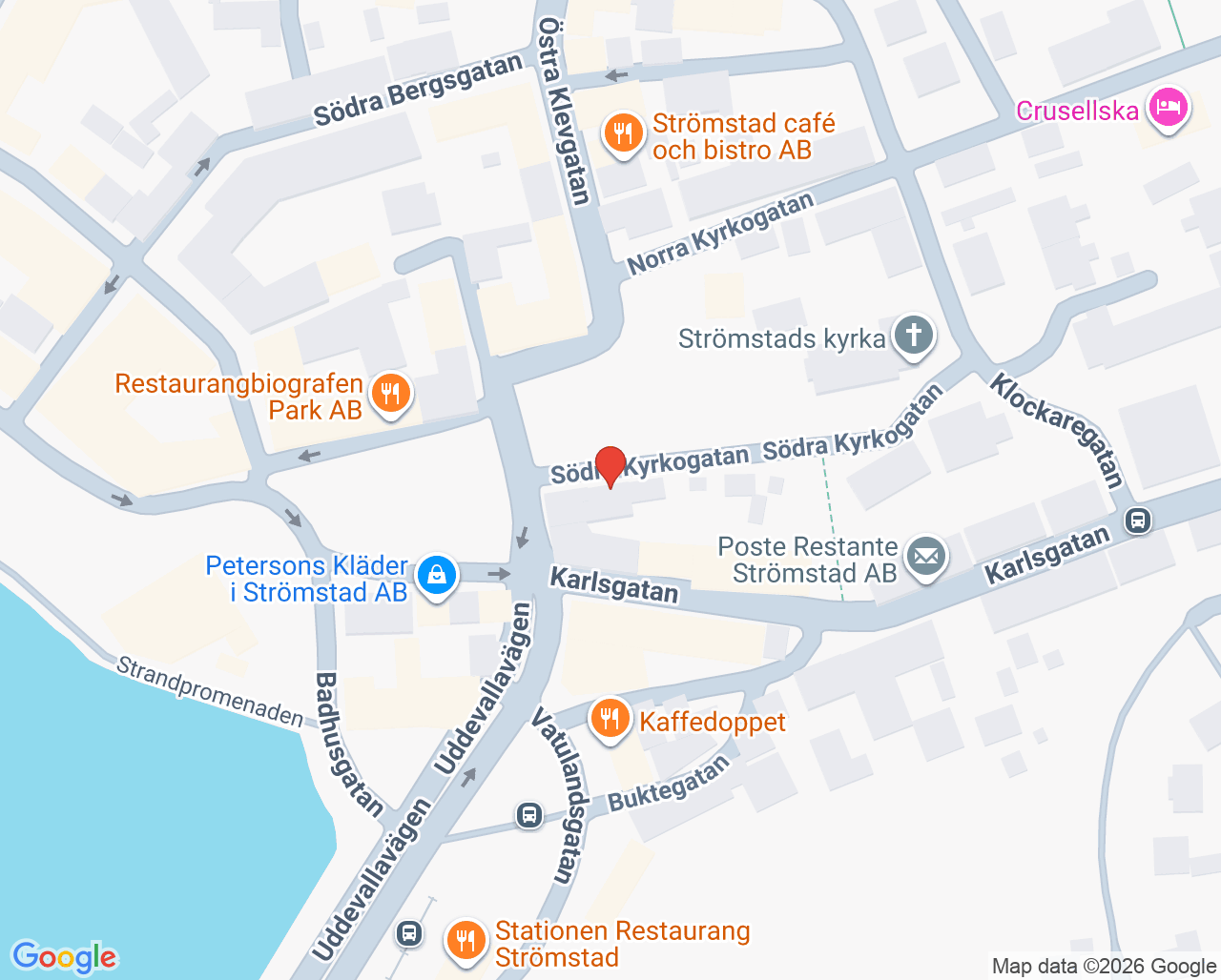 Karta till Oris Dental Strömstad, Strömstad