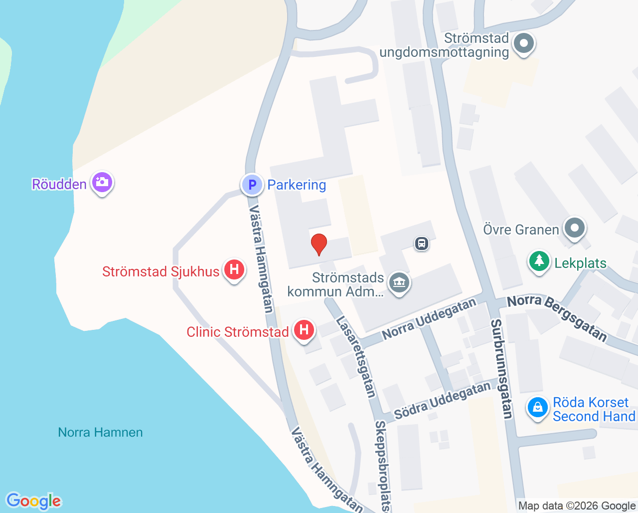 Karta till Unilabs Strömstad Röntgen, Strömstad