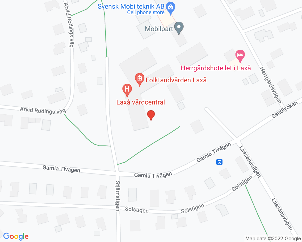 Karta till Folktandvården Laxå, Laxå