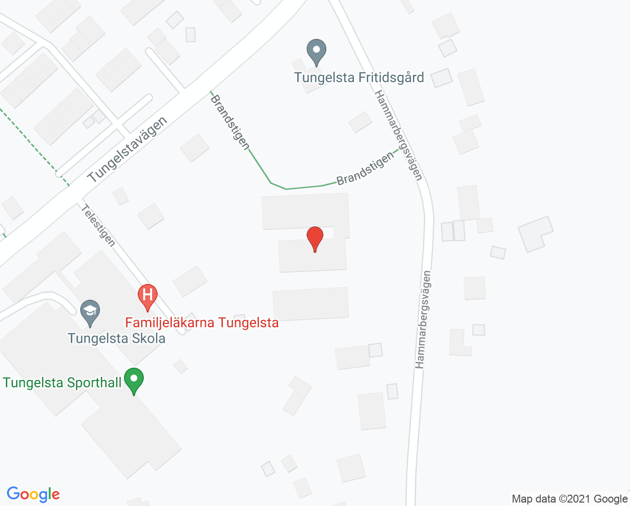 Karta till Familjeläkarna i Tungelsta BVC