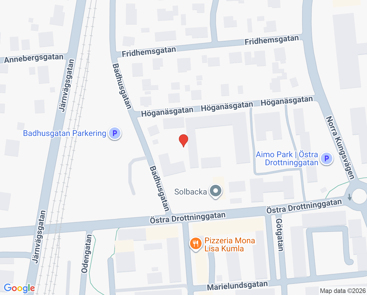Karta till Folktandvården Kumla, Kumla