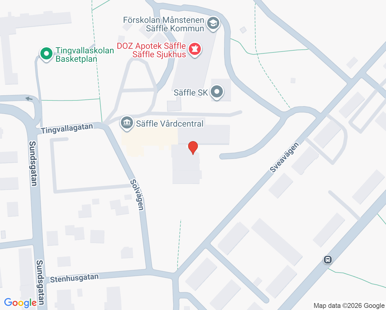 Karta till Närvårdsteamet Säffle