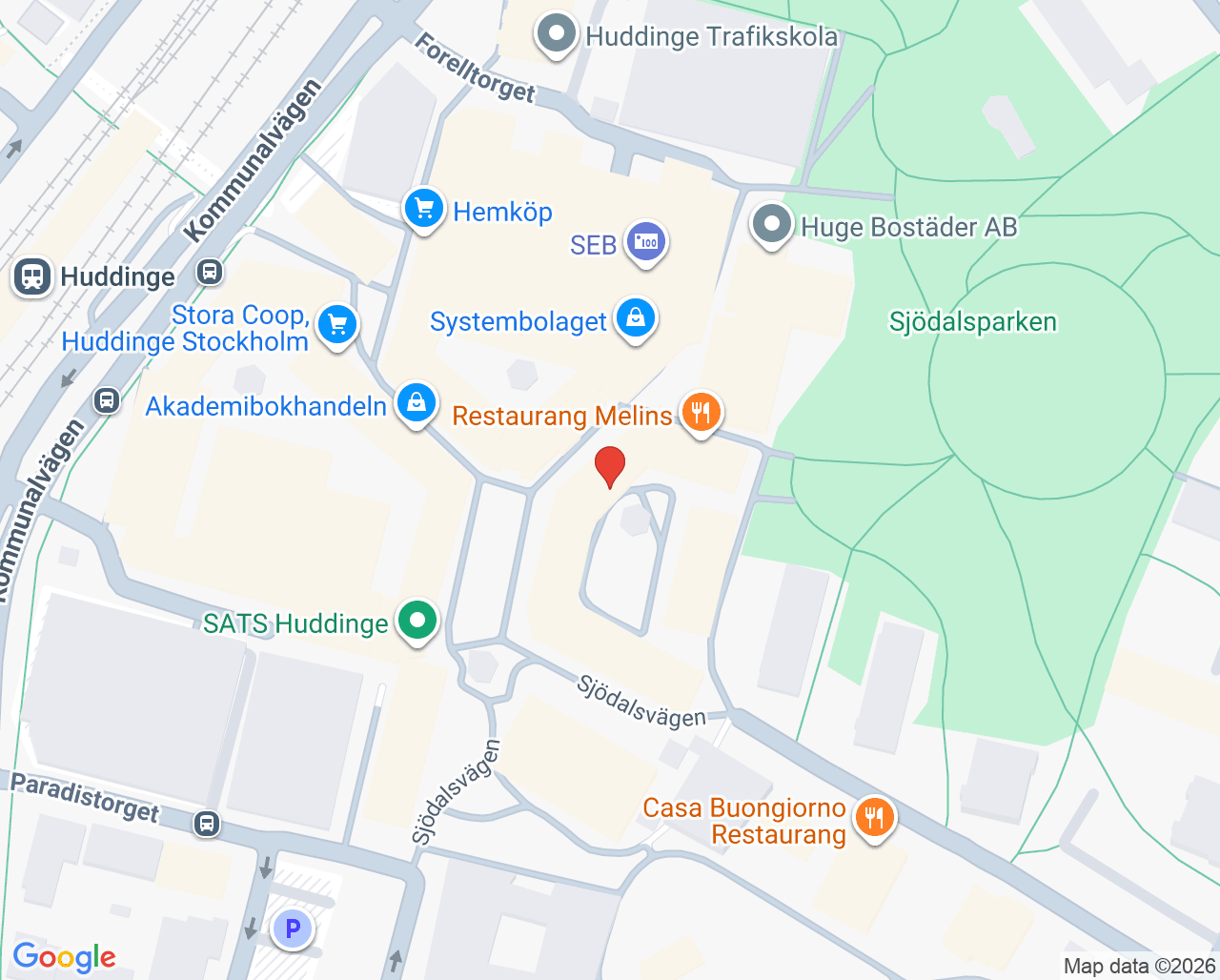 Karta till Magident AB