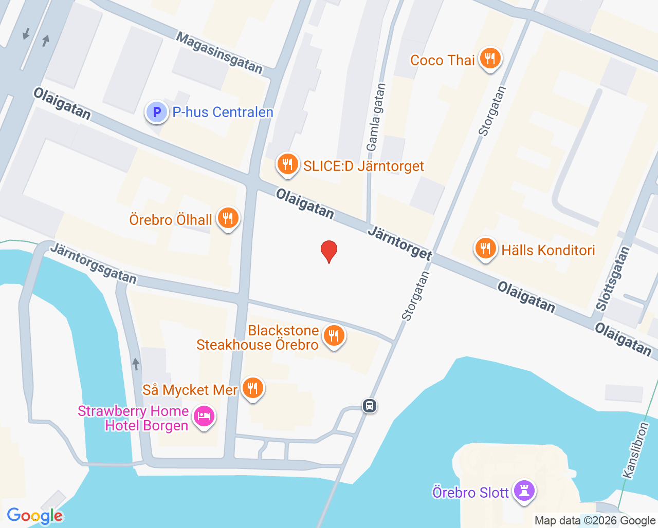 Karta till Beroendecentrum