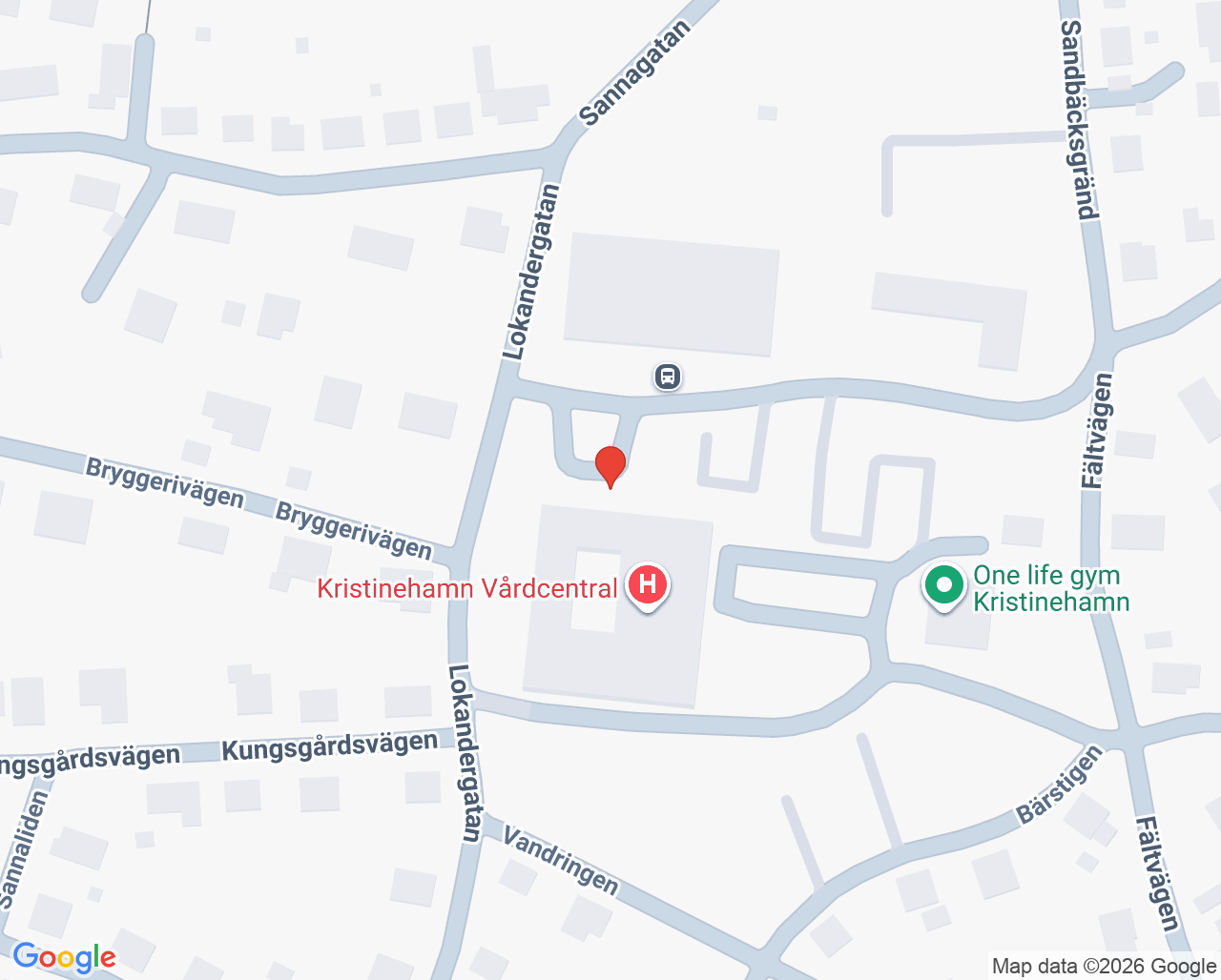 Karta till Urologimottagning UroMedical Kristinehamn