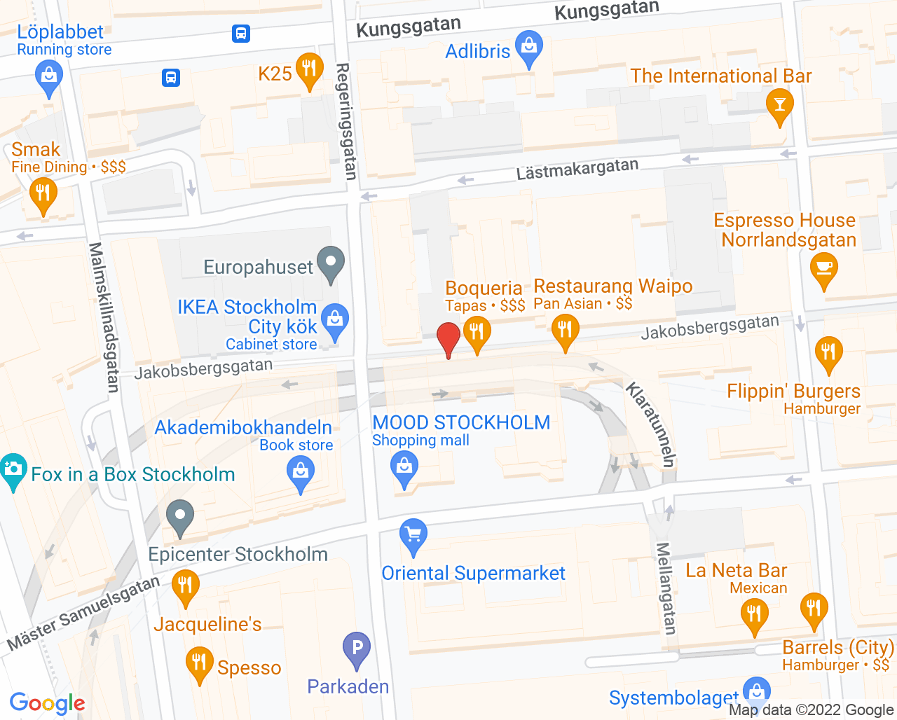 Karta till BB Stockholm Ultraljudsmottagning City, Norrmalm