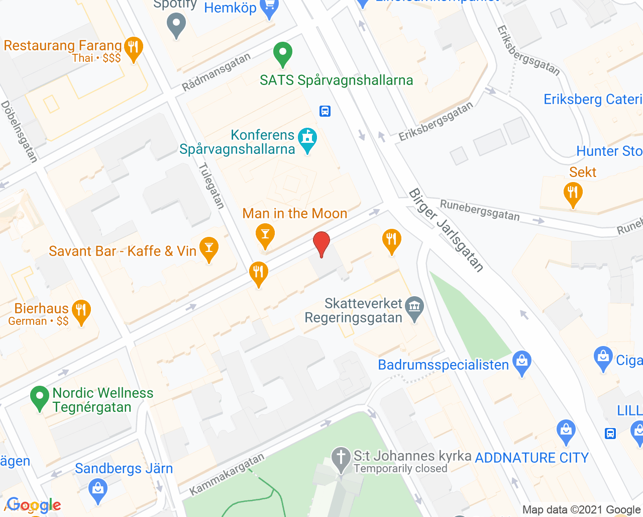Karta till Tandläkare Elisa de Carlos